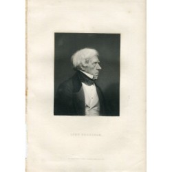 Lord Brougham gravé par W. Holt d'après une photogravure de Herbert Walkins