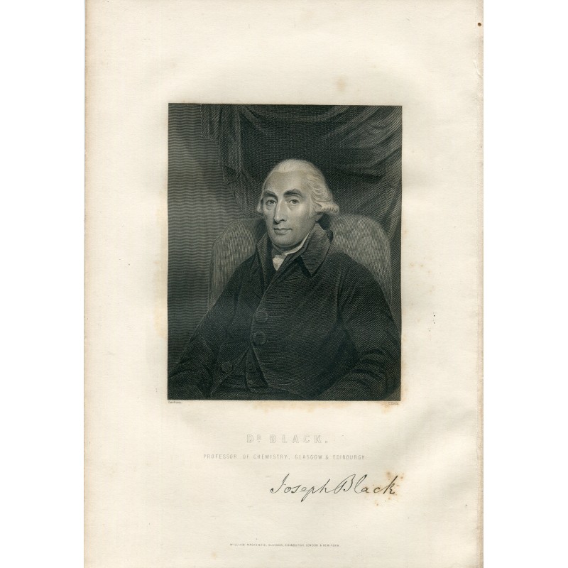 Joseph Black, gestochen von C. Cook nach einem Werk von Raeburn