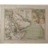Carte de l'Afrique du Nord-Est et du Moyen-Orient. Carte de 1885 par Gras y Cia.