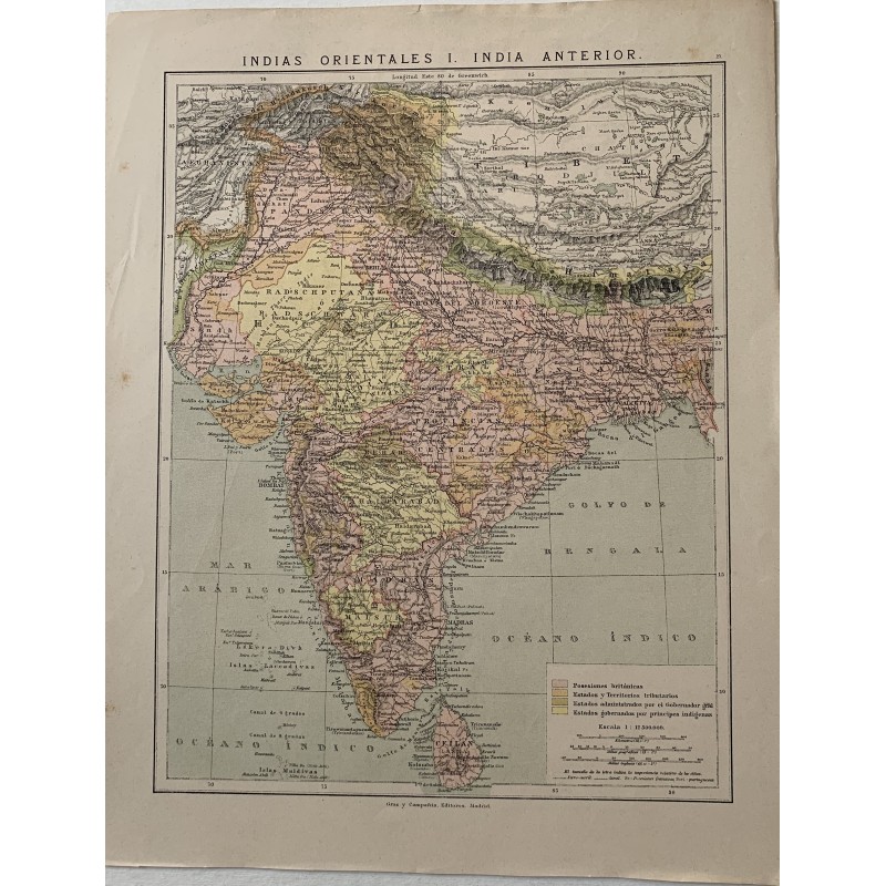 Mappa dell'Oceania di M. M. Drioux e Ch. Leroy, XIX secolo.