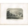 Israel.Bethlehem. Die geschlossenen Garten Salomon's. 19th century engraving.