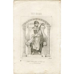 France. Saint Avitus, patron de Volvic, gravé par Lemaitre