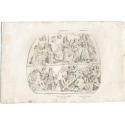 Germania. Triumph of Tiberius. Drawn by Vernier and engraved by Bigant-Lemaitre