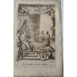 Bibel. Das Gleichnis von den Talenten. Gezeichnet von Freeman und gestochen von I. Kip