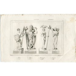 Divinità. Disegnato da Vernier e inciso da Madame Lesoeur e Lemaitre.