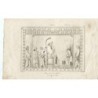 Persia. Re sul trono. Disegnato da Vernier e inciso da Lemaitre.