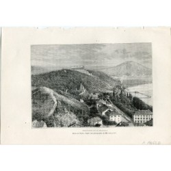Germania. Donaustauf e Walhalla, incisione da un disegno di Taylor tratto da una fotografia di MM Levy et Cie.