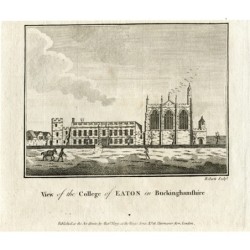 England. View of the College of Eaton in Buckinghamshire engraved by Roberts.