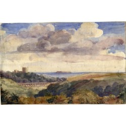 Watercolor from the 19th-century English school. I don't know the location.