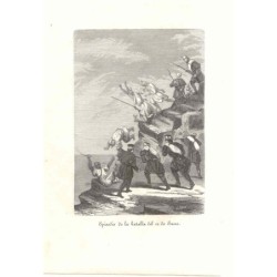 Episodio della battaglia del 12 gennaio. Firmato Llopis