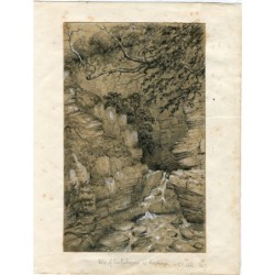 Ecclesbourne Valley – Hastings, England – Zeichnung von 1847