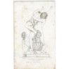 Tema mitologico. Il Ratto di Proserpina, incisione da un disegno di Girardon.