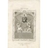 France. Mérovingiens. Saint Grégoire le Grand. Gravure de Lemaitre d'après un dessin de Vernier.