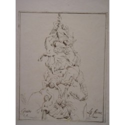 La Fama-Brunnen in La Granja de San Ildefonso, Segovia (Spanien)