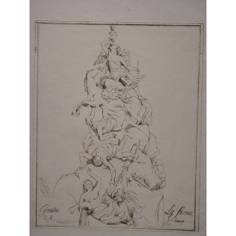 La Fama-Brunnen in La Granja de San Ildefonso, Segovia (Spanien)