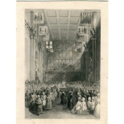 The Guildhall. Drawn by T.H. Shepherd. Engraved by H. Melville.