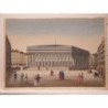 La Bourse de Paris (Paris stock exchange) - Antique print
