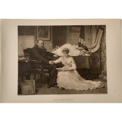 1899. North West Passage, after Sir John Everett Millais - Antique illustration