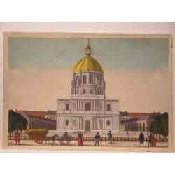 Hôtel des Invalides, Paris - 19th engraving