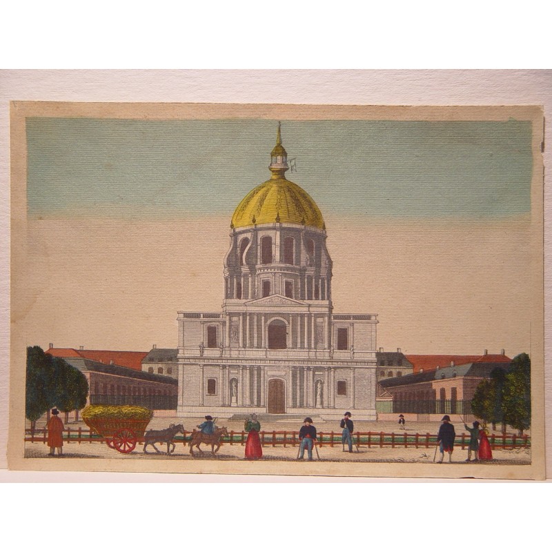 Hôtel des Invalides, Paris - Gravure 19ème
