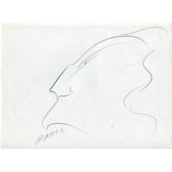 Daniel Escolano. Face. Pencil drawing