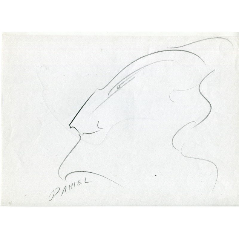 Daniel Escolano. Face. Pencil drawing