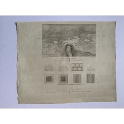 Els Estanys de Almenara - Alexandre Laborde - Originaler antiker Stich