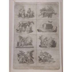 Alleluia - stampa antica del 1800