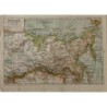 Mappa della Russia orientale (Siberia, Yacuzia, Russia centrale). 1939
