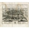 Plano cartográfico de Sevilla.Grabado Pieter Vander Aa (Alvarez de Colmenar) en 1715