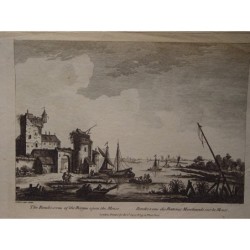 Das Rendezvous der Kähne auf der Maas. Nach F. E. Weirotter. W. Basnett (ca. 1770–ca. 1790)