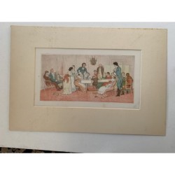 Randolph Caldecotts. Originallithografie. Unschuldige Indoor-Freizeitaktivitäten, Musik...