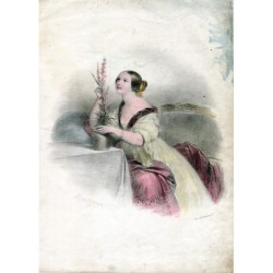 Giovane. Litografia di Formentin & Co.