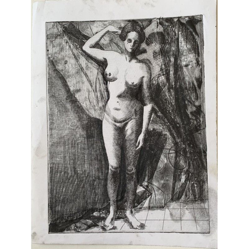 Denudo, prueba de srtista de la artista catalana Elena Jou