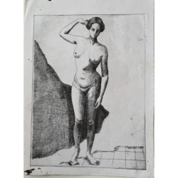 Nudo, prova d'artista dell'artista catalana Elena Jou