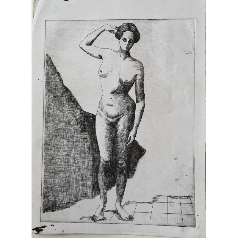 Nudo, prova d'artista dell'artista catalana Elena Jou