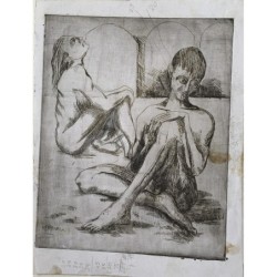 Coppia, prova artistica dell'artista catalana Elena Jou