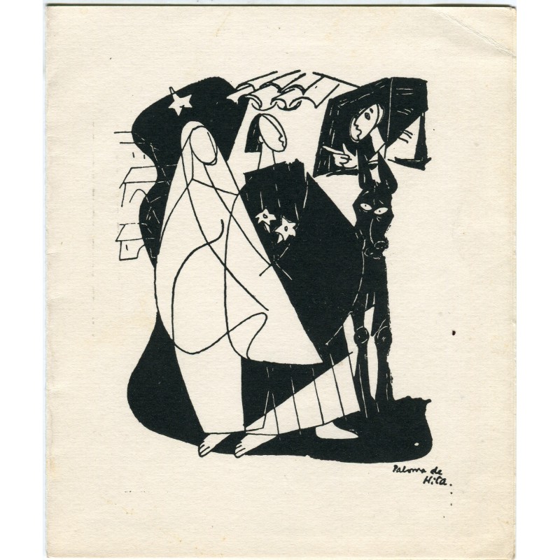 Paloma de Hita. Dessin de personnages au marqueur.