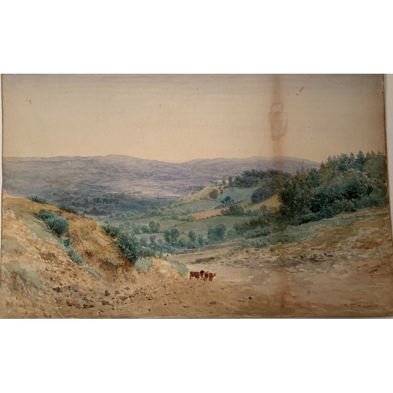 Edgar Thomas Holding (1870-1952) 'Landscape' Watercolour.