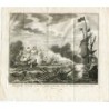 Simon Fokke (1712–1784) grabador alemán del siglo XVIII. Destruccion de galeras españolas