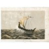 Vaartuig uit de vijfde eeuw lithographie 1875.