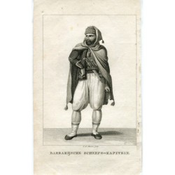 Jacob Ernesto Marcus. Incisione di 'Barbarijsche Scheps- Kapitein'