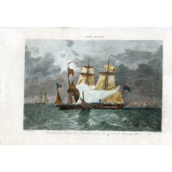 Combat du lougre le Quinola contre la corvette le Morning Star