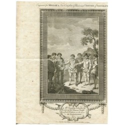 Il signor Doughly decapitato per ordine di Sir Francis Drake a Port St. Juliana, Patagonia