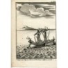 Piretes grecs. Galères de guerre, gravure du XVIIIe siècle.