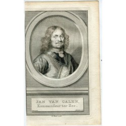 Portrait. Jan van Galen (1604–1653), commandant naval néerlandais