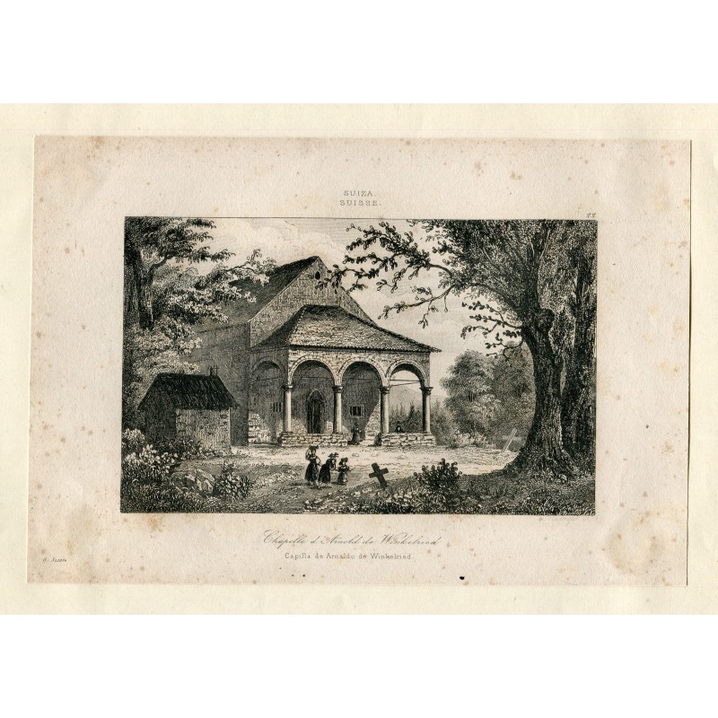 Suisse. Chapelle Arnold de Winkelried en Suisse