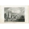 Inglaterra. Berks. Oakingham Church. Grabado por Hay de un dibujo de J.P. Neale, 1812