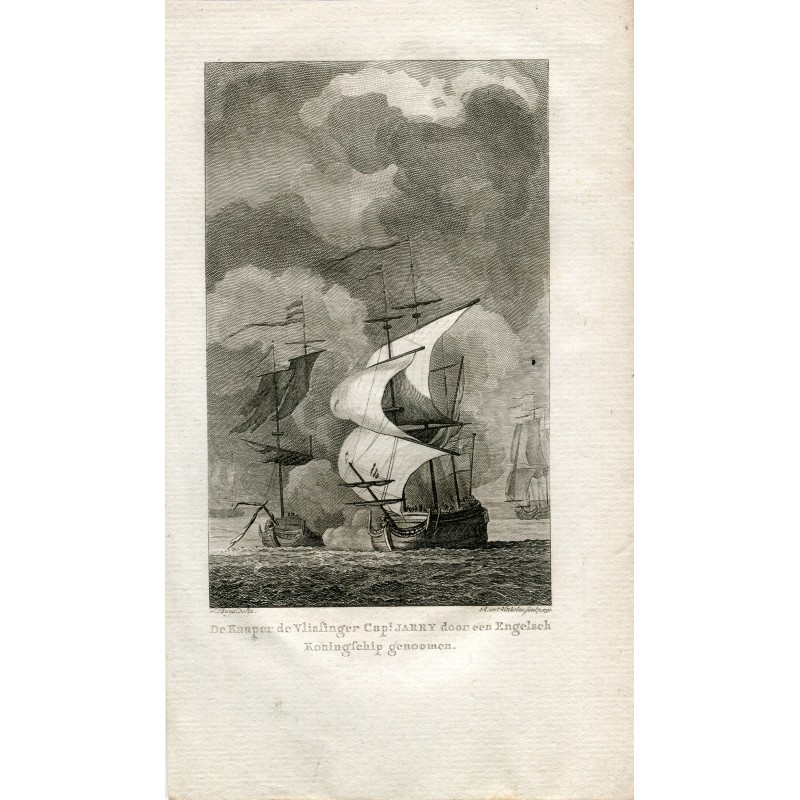 Holland. From Kaaper de Vlissinger Chap. Jarry door to Engelsch Koninship Genomen