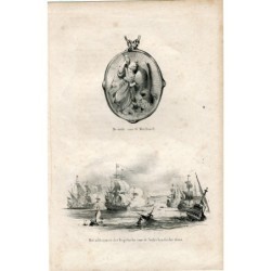 Der Orden des Heiligen Michael und die Himmelfahrt der Engländer vor der niederländischen Flotte